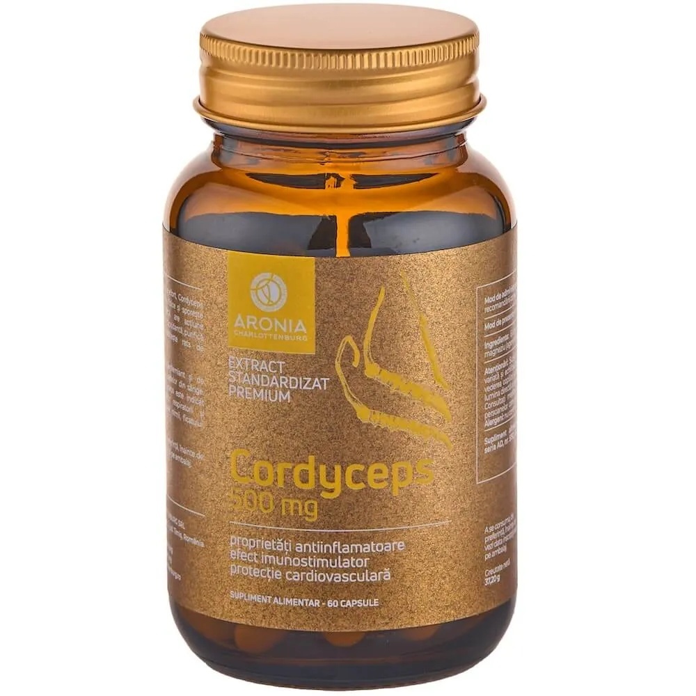 Premium Cordyceps 500mg, 60 capsule, Aronia Charlottenburg