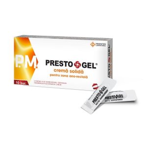 PrestoGel crema solida, supozitoare, 10 bucati
