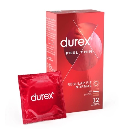 Prezervative Durex Feel Thin, 12 bucati