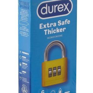 Prezervative Extra Safe, 6 bucati, Durex
