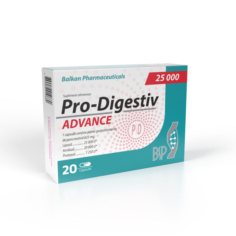 Pro Digestiv ADVANCE 25 000, 20 capsule – Balkan Pharmaceuticals