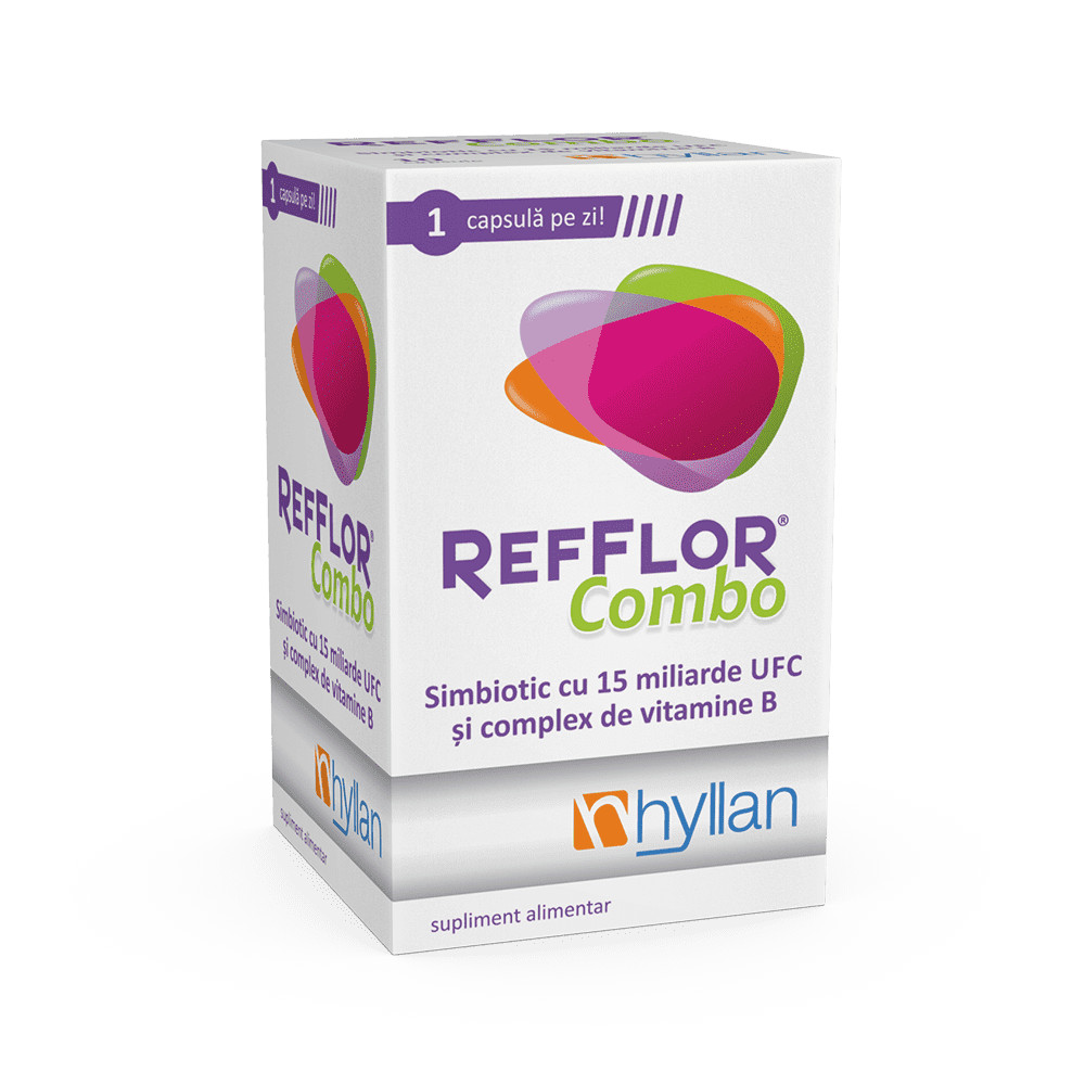 Probiotice Refflor Combo, 10 capsule, Hyllan