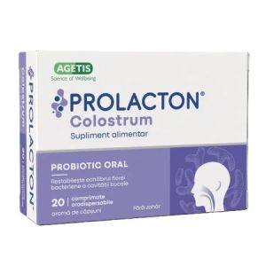 Prolacton Colostrum, probiotic oral, 20cpr. orodis., Agetis
