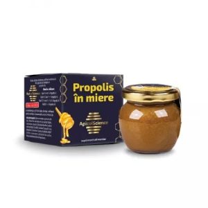 Propolis în Miere, pastă, 120g, Apicol Science