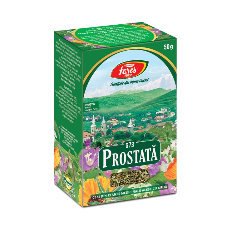Prostata, G73, ceai la punga, 50 g, Fares
