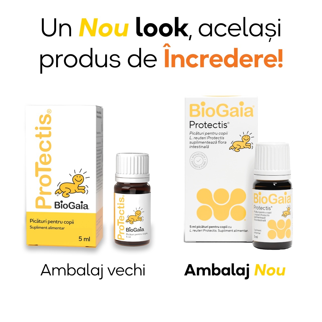Protectis probiotice pentru copii, 5 ml, BioGaia