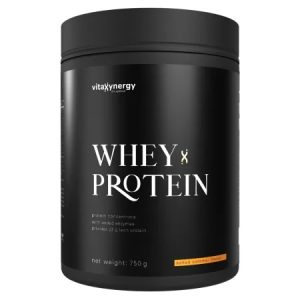 Proteina din zer cu aroma de caramel sarat, Whey Protein,750g, Vitaxynergy