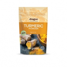 Pudra bio de turmeric, 150g, Dragon Superfoods
