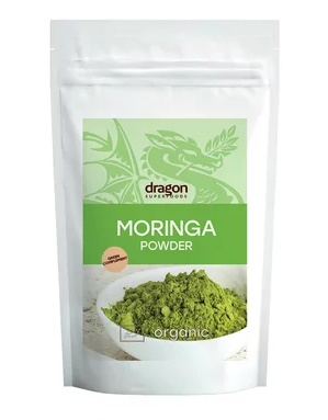 Pudra de Moringa eco, 200g, Dragon Superfoods