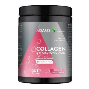 Collagen & Acid Hialuronic Raspberry, 600g, Adams