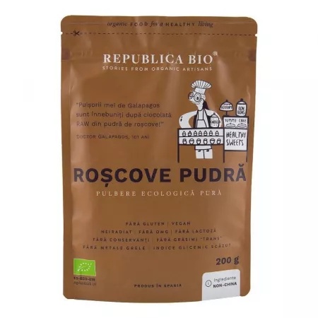 Pulbere ecologica pura de roscove, 200 g, Republica Bi