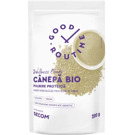 Pulbere proteica Bio de Canepa Good Routine 200 g