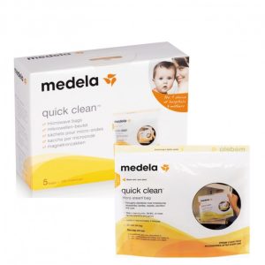 Pungi de sterilizare la microunde Quick Clean, 5 bucati, Medela