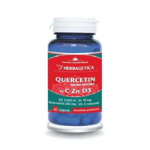 Quercetin Imuno Suport, 60 capsule, Herbagetica