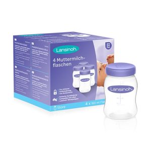 Recipient de stocare lapte matern, 4 bucati, Lansinoh