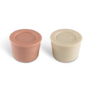 Recipiente pentru sos, roz-crem, 20 ml, 2 bucati, Citron