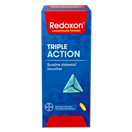 Redoxon Triple Action, 30 comprimate filmate – Bayer