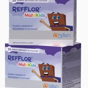 Refflor Multikids, 15 tablete de ciocolata, 1+1, Hyllan