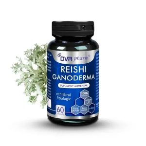 Reishi ganoderma, 60 capsule, DVR Pharm