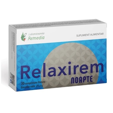 Relaxirem noapte, 30 capsule, Remedia