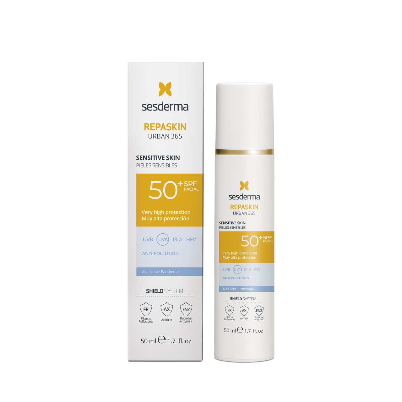 REPASKIN Urban 365 Piele Sensibila SPF 50+, 50ml, Sesderma