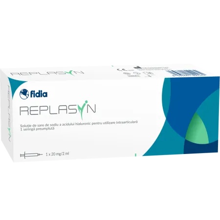 Replasyn, 20 mg, 1 seringa preumpluta, Fidia