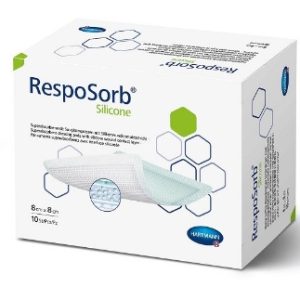 RespoSorb Silicone Pansament 8cmx8cm, 10buc, Hartman