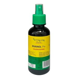 Rivanol 1% solutie externa cu pulverizator, 200ml, Vitalia