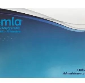 Romla crema cu lidocaina si prilocaina 25mg/25mg/g, 5 tuburi x 5g, Magnapharm