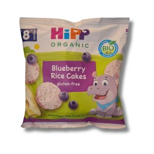 Rondele expandate cu orez si afine, 30g, Hipp