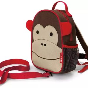 Rucsac cu centura de siguranta Zoo Maimuta, 1-4ani, 212253, Skip Hop