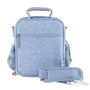 Rucsac termic Spaceship Dusty Blue, Citron