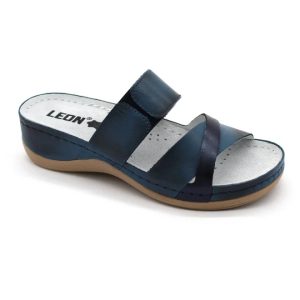 Saboti medicali de dama ART909, albastru, nr. 39, Leon