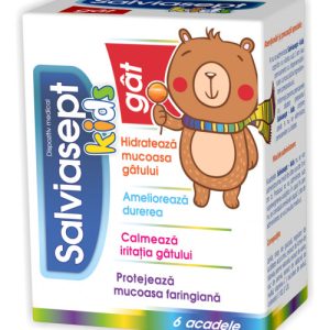 Salviasept Kids Gat 6 acadele – Zdrovit