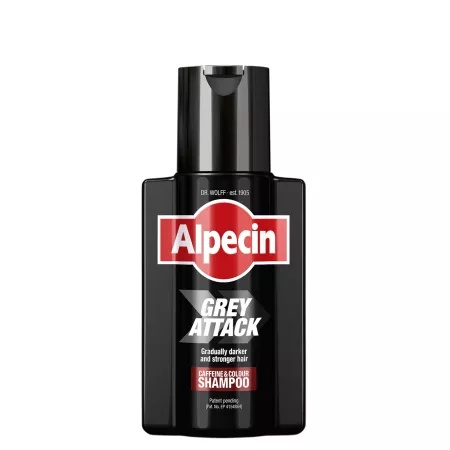 Sampon Alpecin cu cafeina pentru parul grizonat Grey Attack, 200ml, Dr. Kurt Wolff
