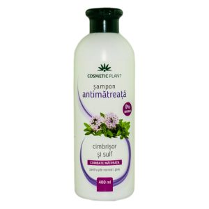 Sampon antimatreata cu cimbrisor si sulf, 400 ml, Cosmetic Plant