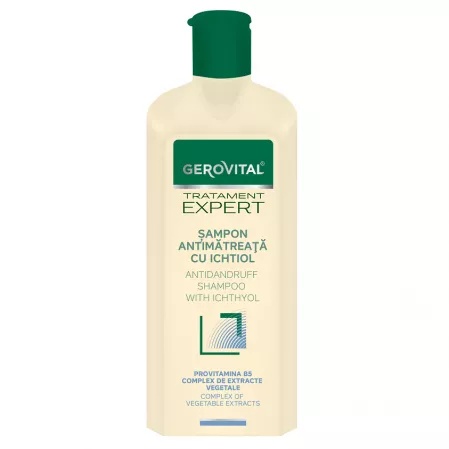 Sampon antimatreata cu Ichtiol – Gerovital Tratament Expert, 250 ml