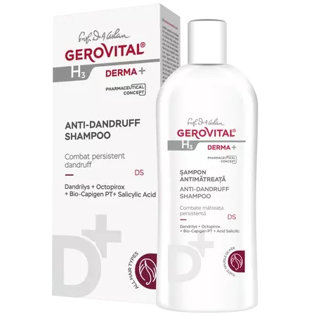 Sampon antimatreata H3 Derma+, 200ml, 393, Gerovital
