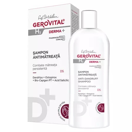 Sampon antimatreata H3 Derma+ – 200 ml, Gerovital