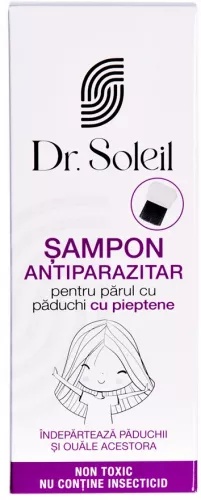 Sampon Antiparazitar + pieptene, 200ml, Dr. Soleil