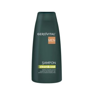 Sampon Clean & Cool Men pentru utilizare zilnica, 347, 400ml, Gerovital