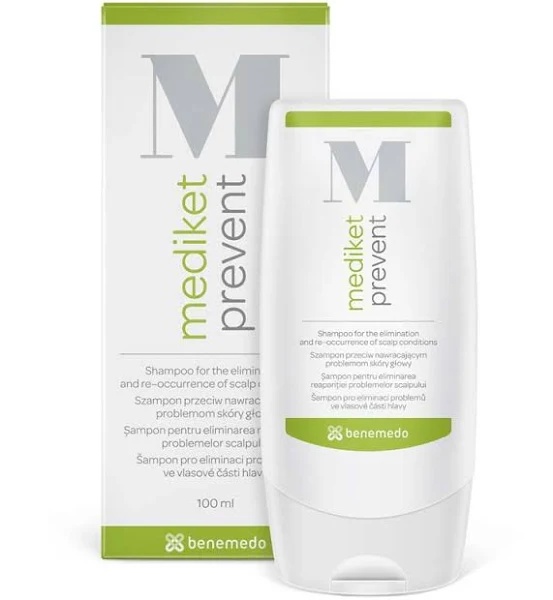 Sampon dermatologic Mediket Prevent, 100 ml, Benemedo