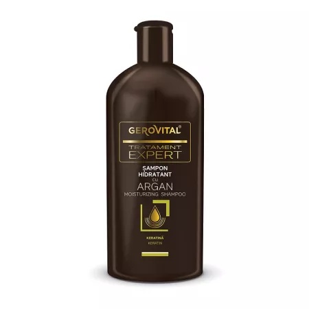 Sampon hidratant cu argan – Gerovital Tratament Expert, 250 ml