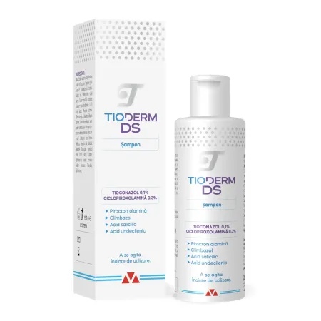 Sampon intensiv pentru dermatita seboreica Tioderm DS, 150 ml, Braderm