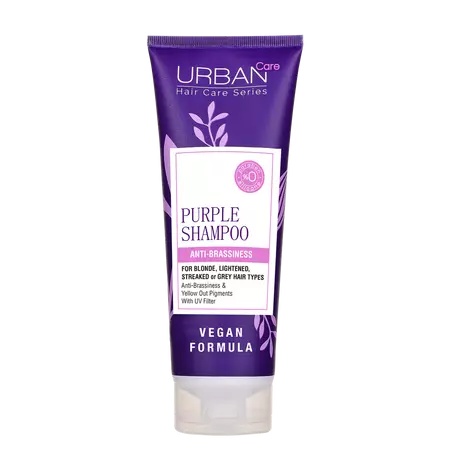 Sampon mov fara sulfati pentru par blond Purple, 250 ml, Urban Care