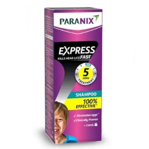 Sampon Paranix Expres + pieptene pentru indepartarea paduchilor, 200ml, Perrigo