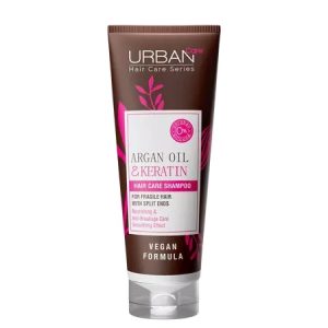 Sampon pentru par fragil cu ulei de argan si keratina, 250ml, Urban Care