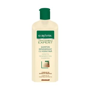 Sampon regenerant cu keratina Tratament Expert, 400 ml, Gerovital