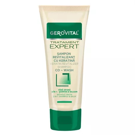 Sampon revitalizant cu keratina – Gerovital Tratament Expert, 150 ml