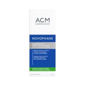 Sampon sebo-regulator, Novophane, 200 ml, ACM